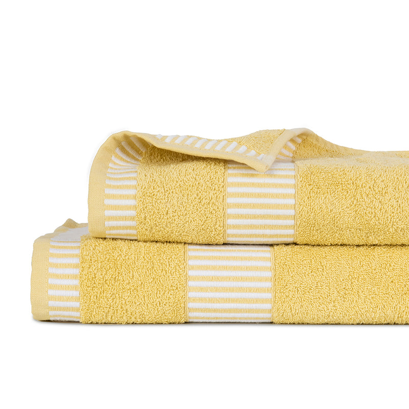 Set 2 Toallas Egyptia 460 grs 70x140/45x90cm Amarillo