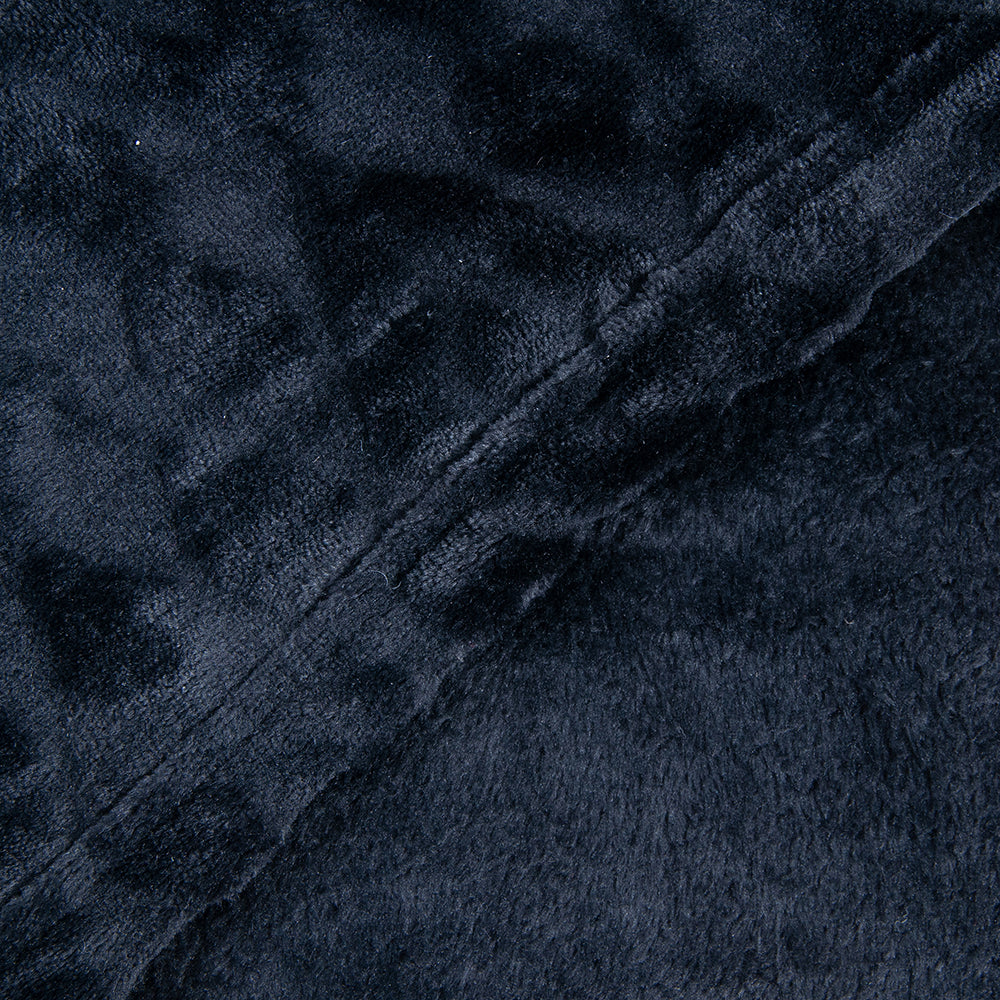 Manta Flannel Embossed 130x160 cms Negro