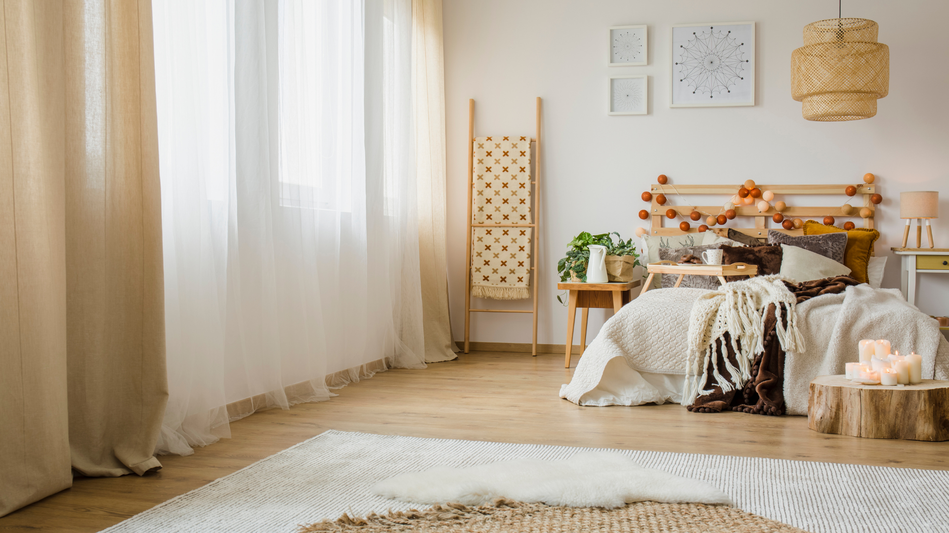 CÓMO COMBINAR CORTINAS CON LA PINTURA DE LA PARED