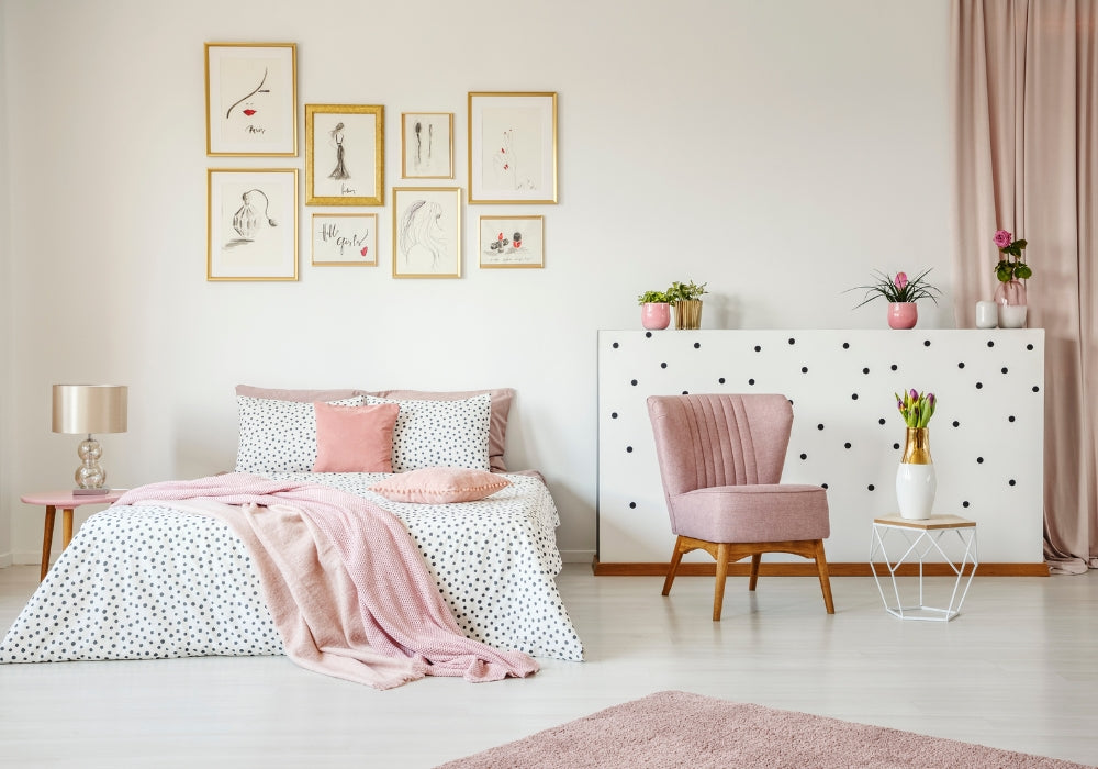 Logra Un Dormitorio De Revista Con Un Plumón Estampado