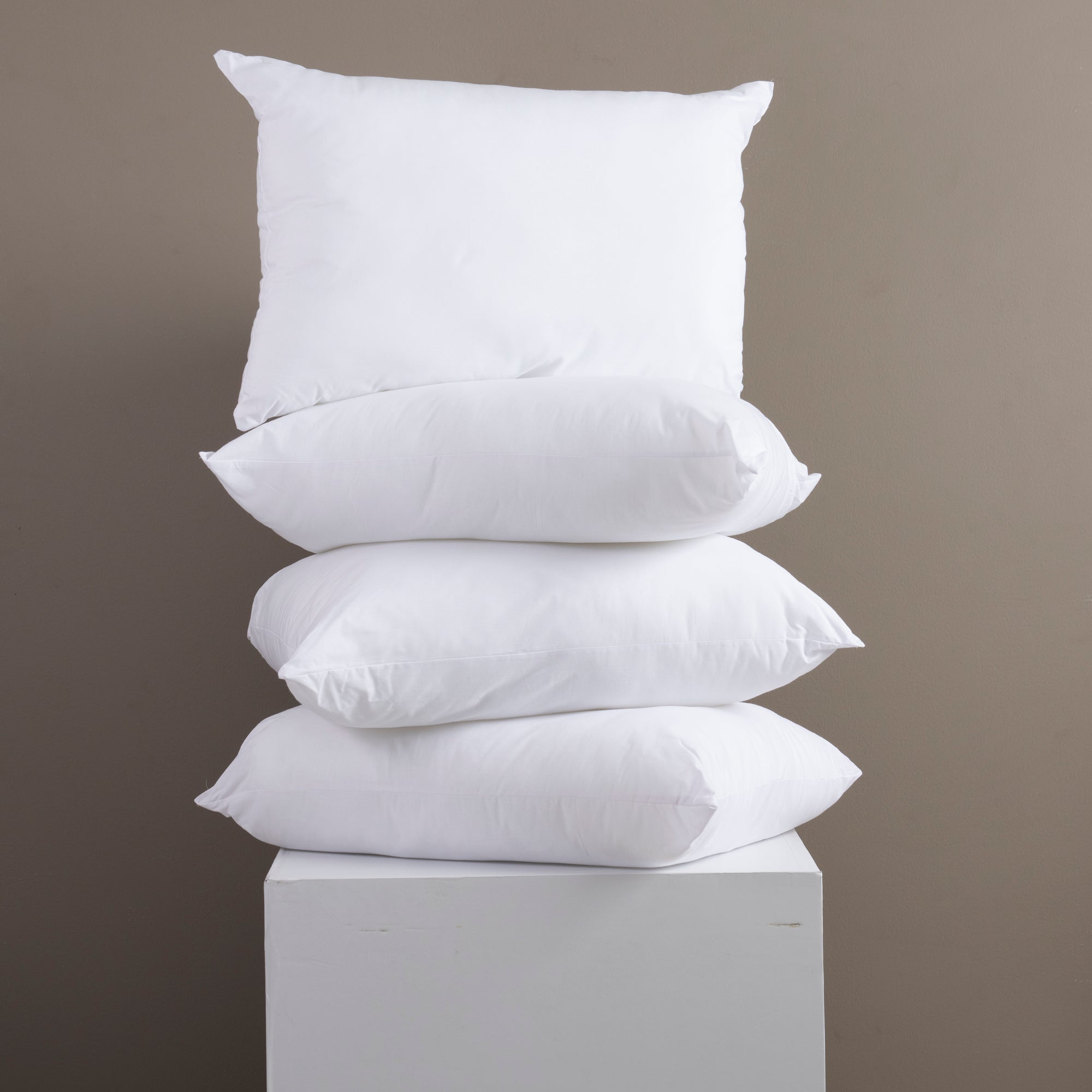 Set 4 Almohadas 144 Hilos 50x70 cms Blancas