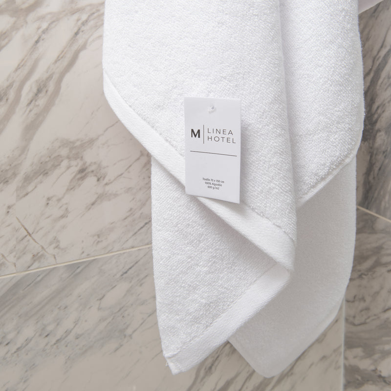 Toalla Baño Hotel 600 grs Blanco
