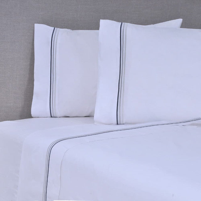 Mashini Sábanas 144 hilos Super King Cama alta calidad diseño exclusivo