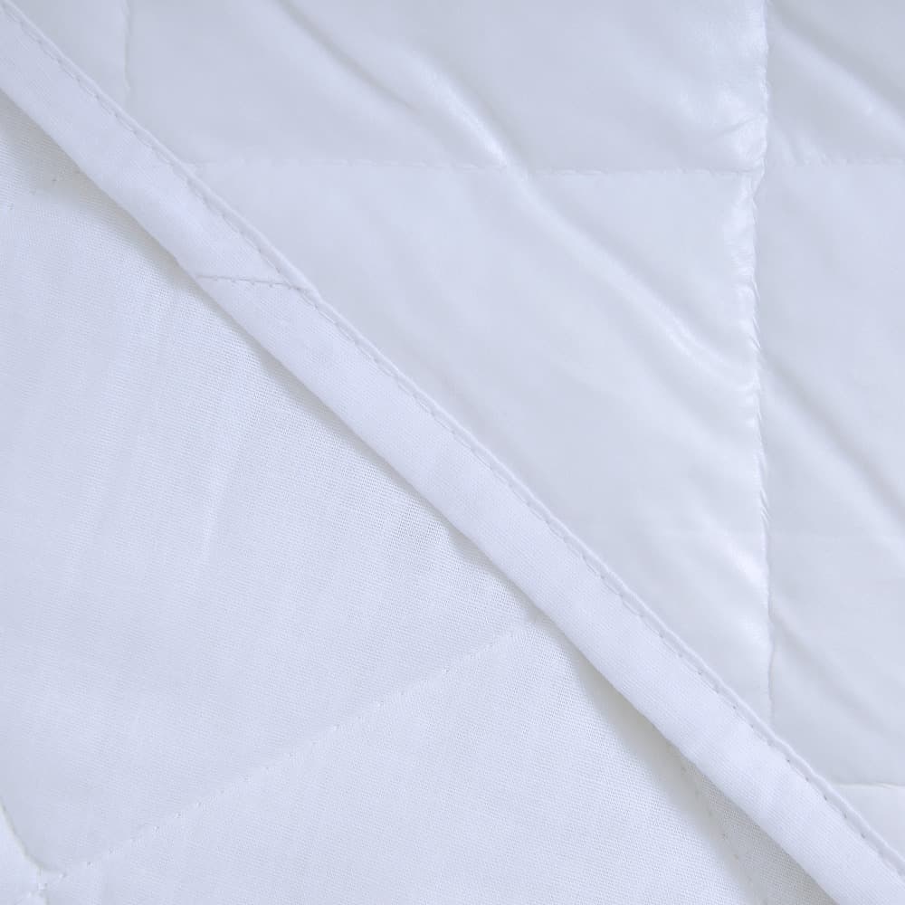 zoom del Cubrecolchón Impermeable 1.5 Plazas Blanco mashini