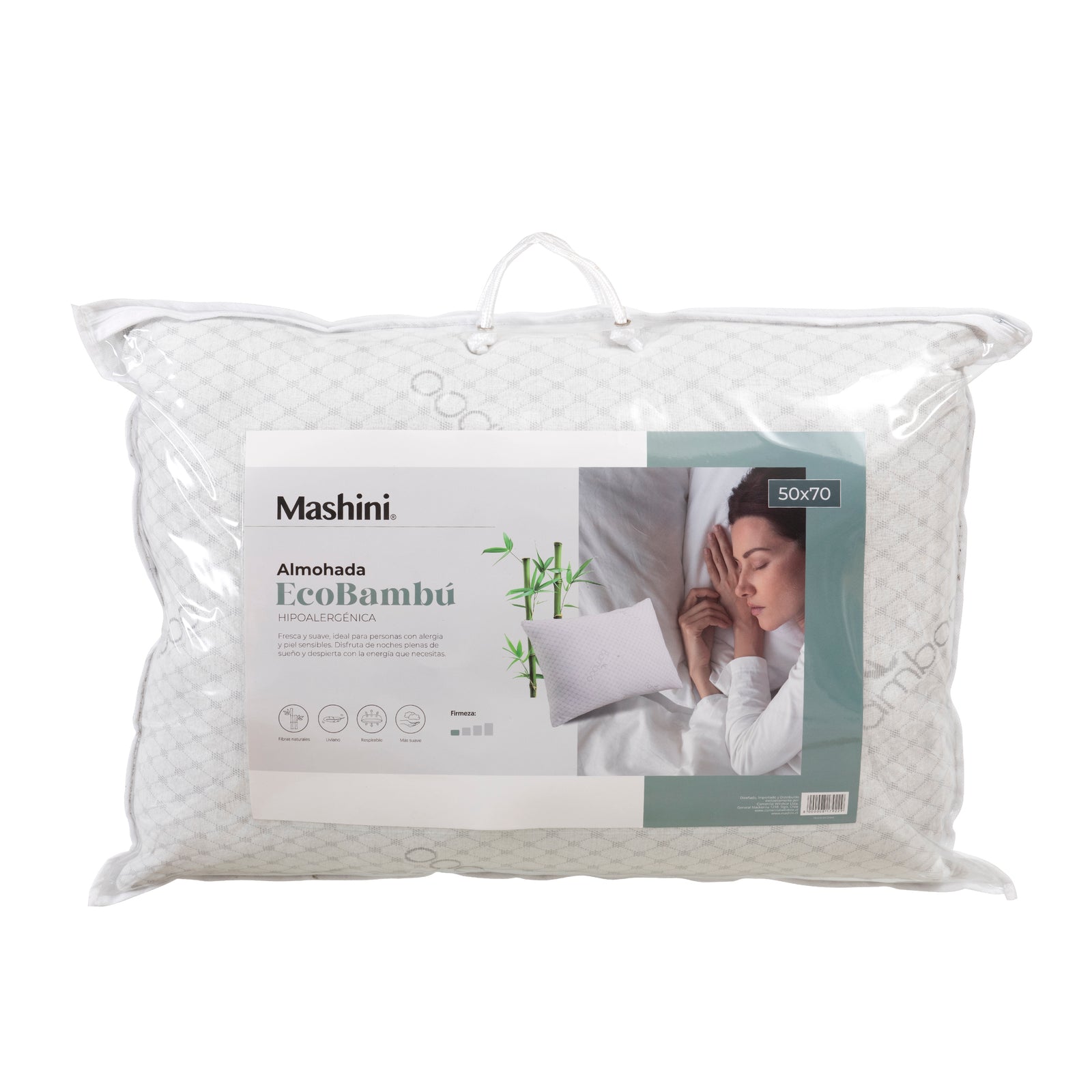 Almohada Bamboo 50x70 cms Blanco