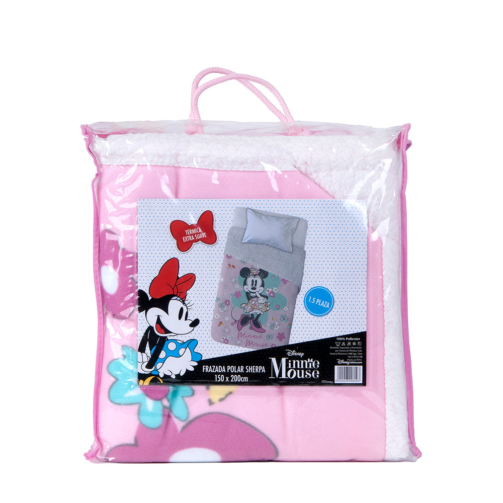 Frazada Polar Sherpa 150x200 Minnie Vintage | Mashini