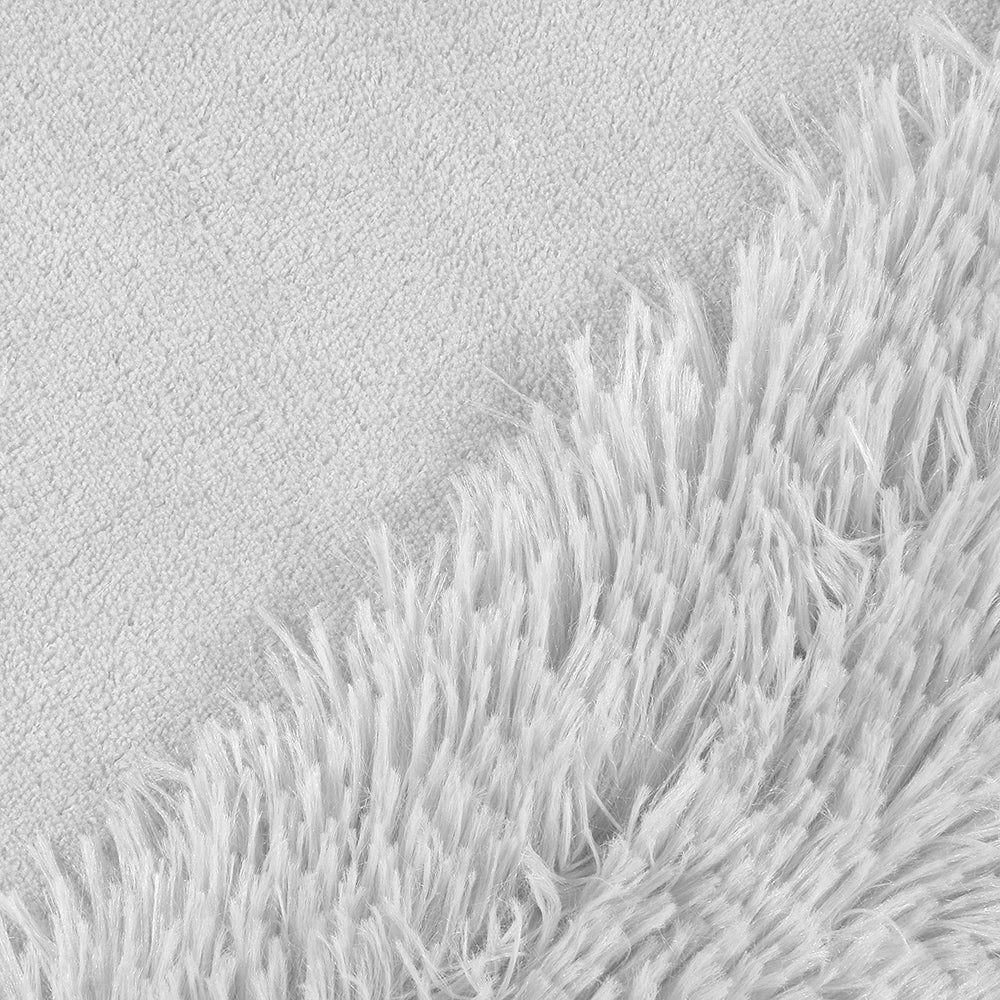 Manta Shaggy 127x152 cms Gris Claro