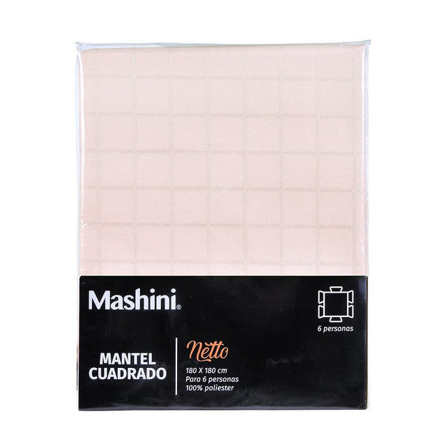 empaque del Mantel Netto 180x180 cms Damasco | Mashini