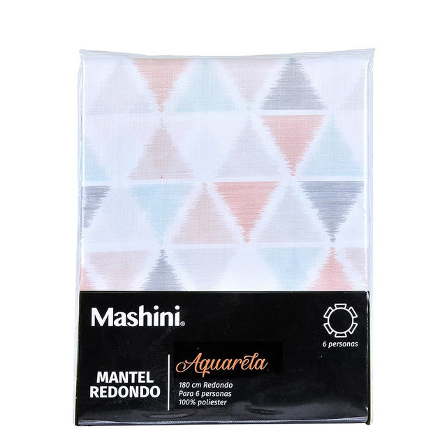 empaque del Mantel Acuarela 180 cms Triángulo | Mashini