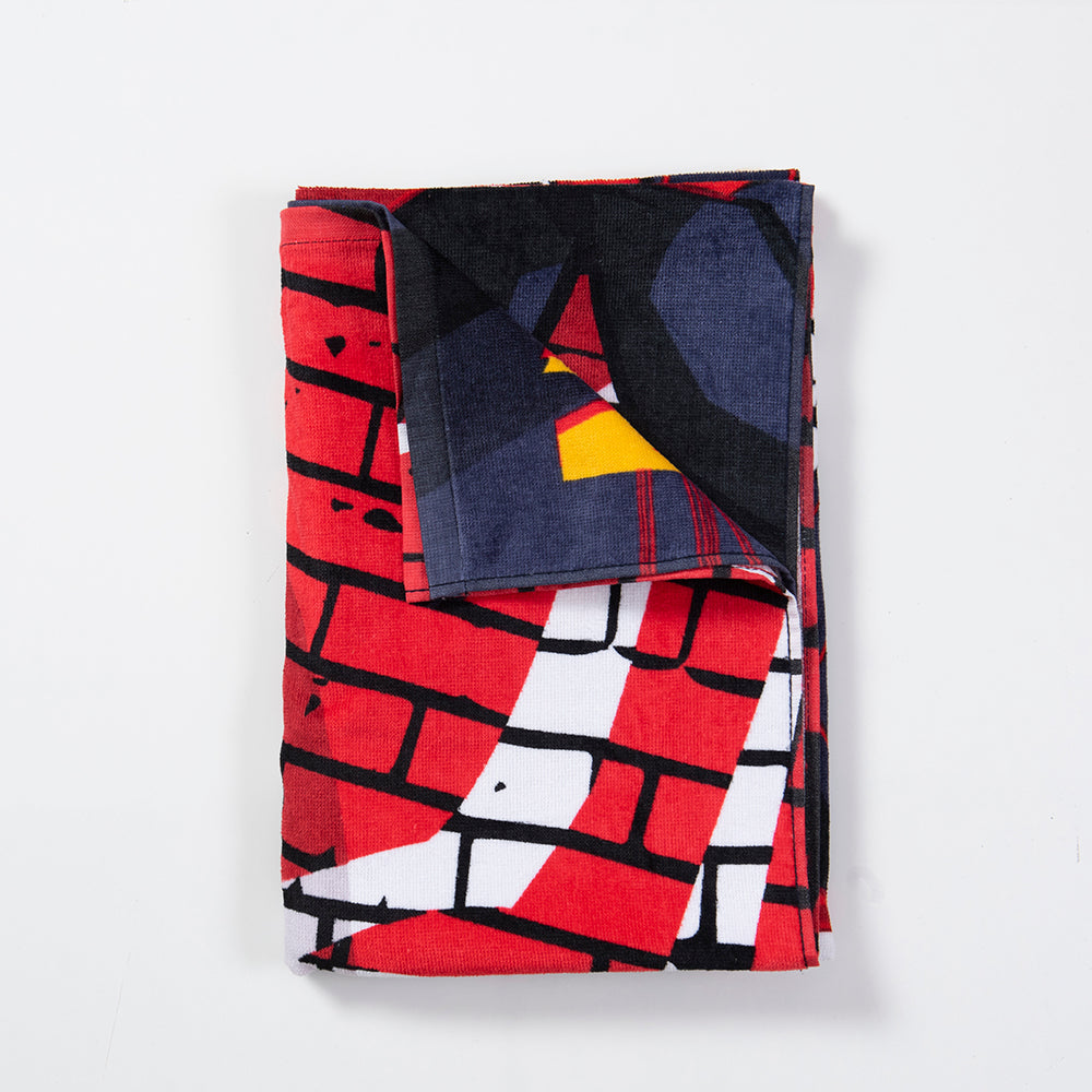 Toalla Playa 70x140 Spiderman Black