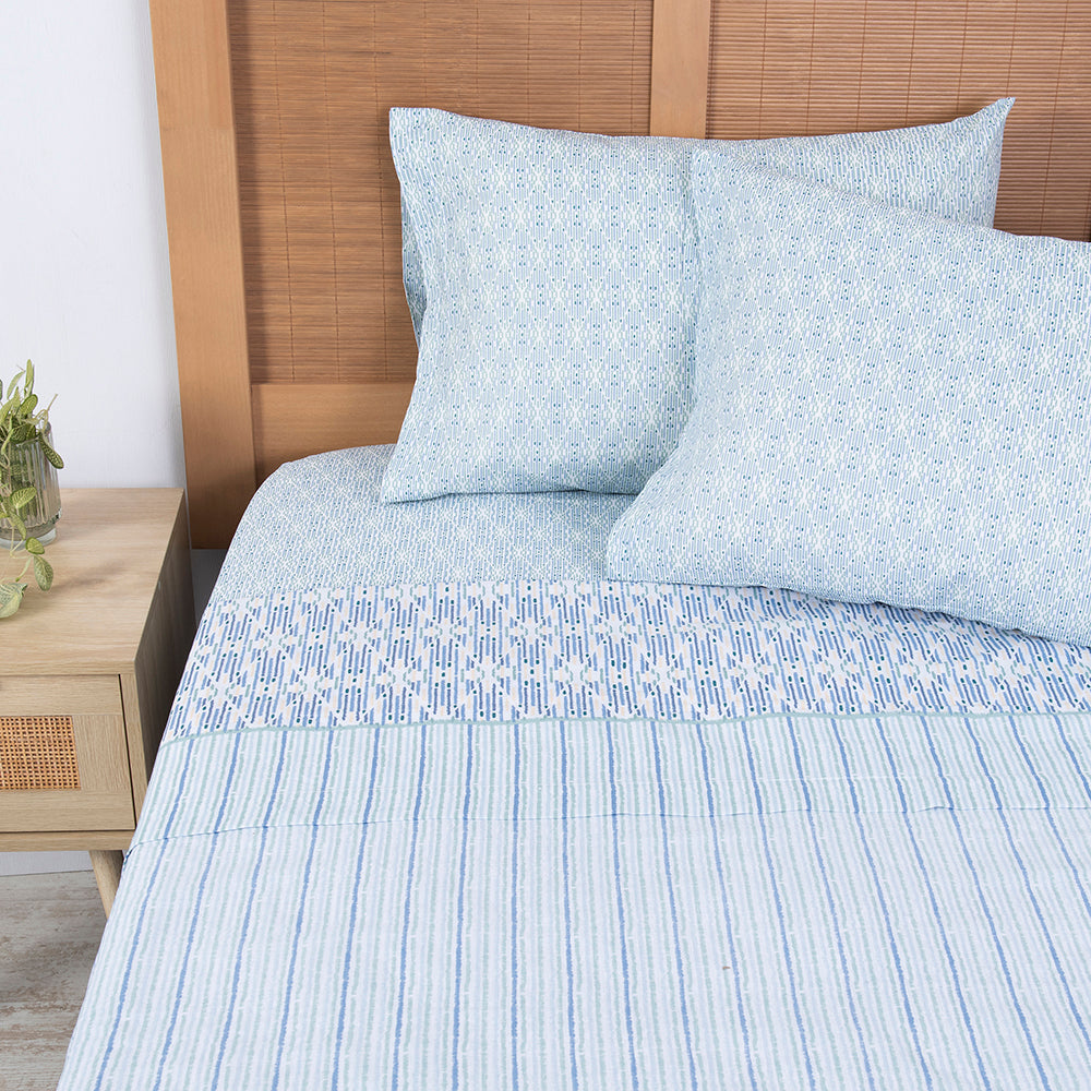 Mashini Sábanas 144 hilos 2 Plazas Cama alta calidad diseño exclusivo