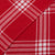 Mantel Tartan 180x180 cms Cuadrado Rojo