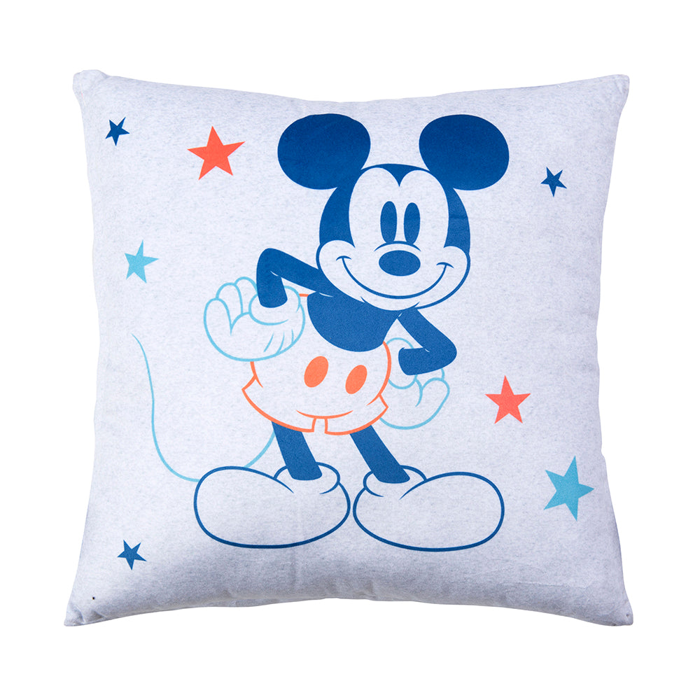 Cojin Velour Disney Mickey Azulino