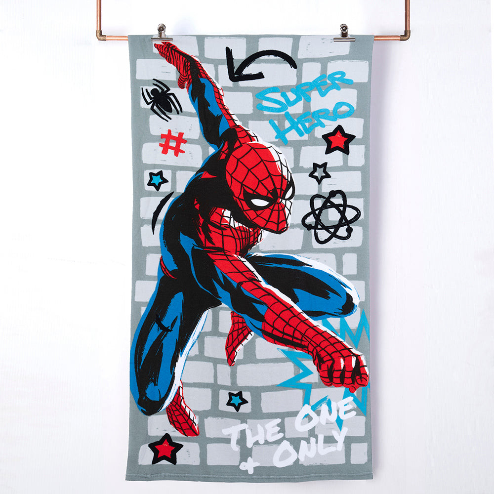 Toalla Playa con Bolso Spiderman Only