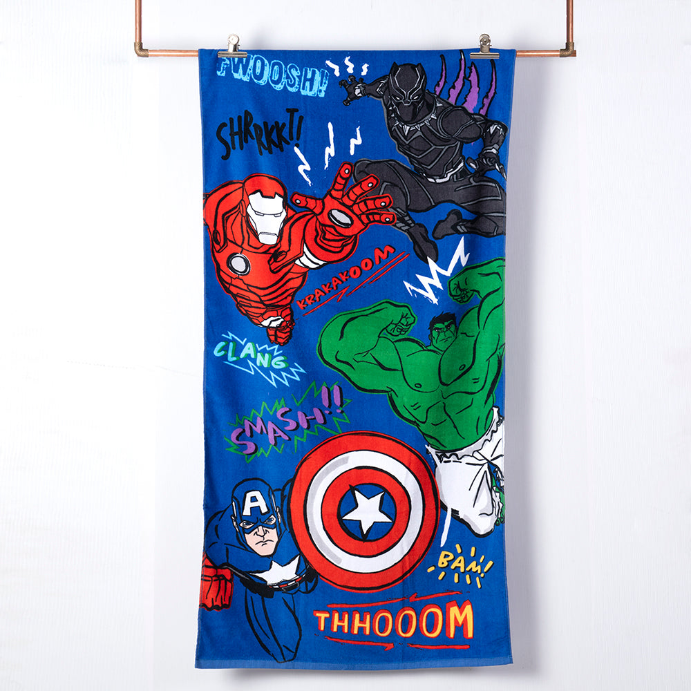 Toalla Playa Algodón 70x140 cms Avengers Todos