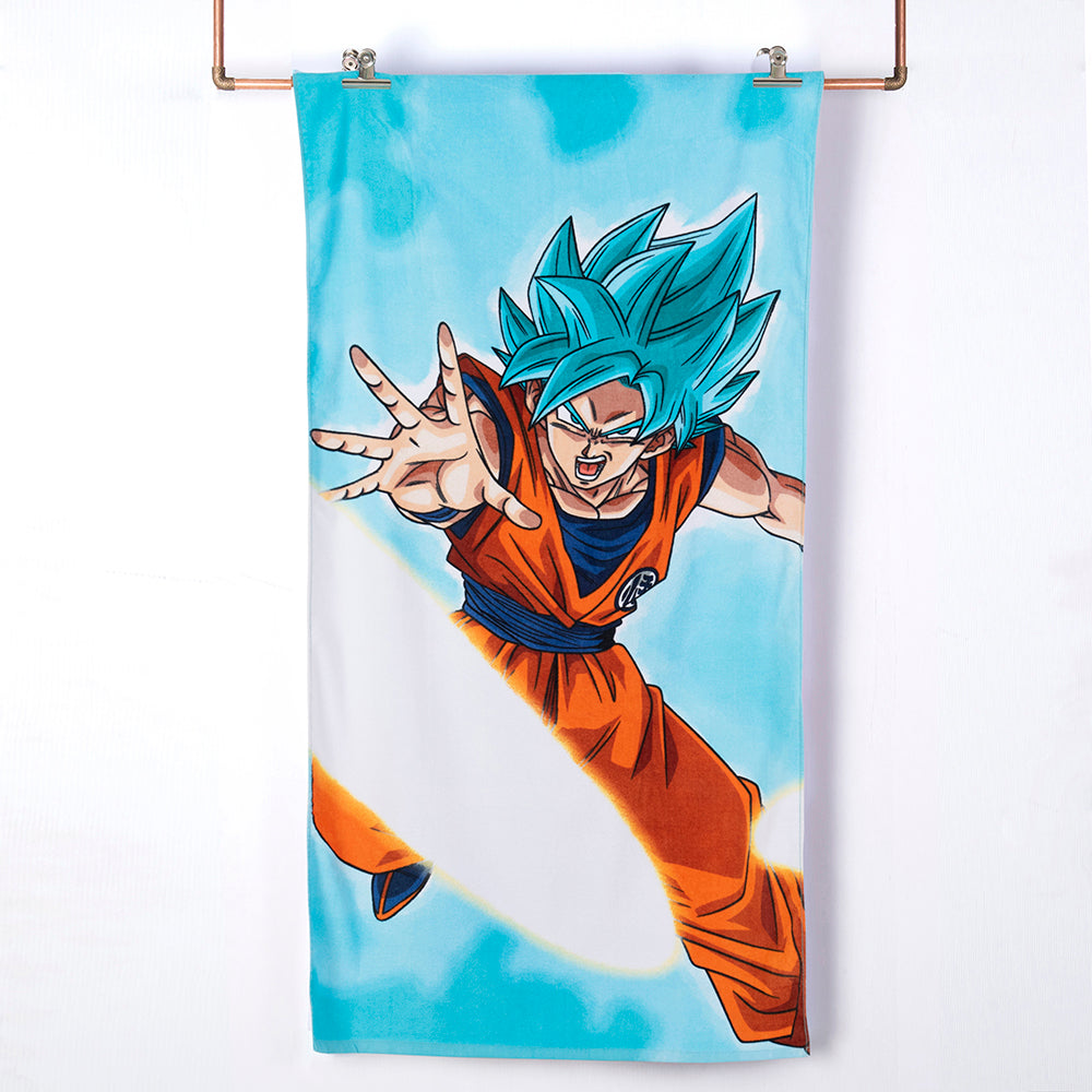 Toalla Playa Algodón 70x140 cms Dragon Ball Splash