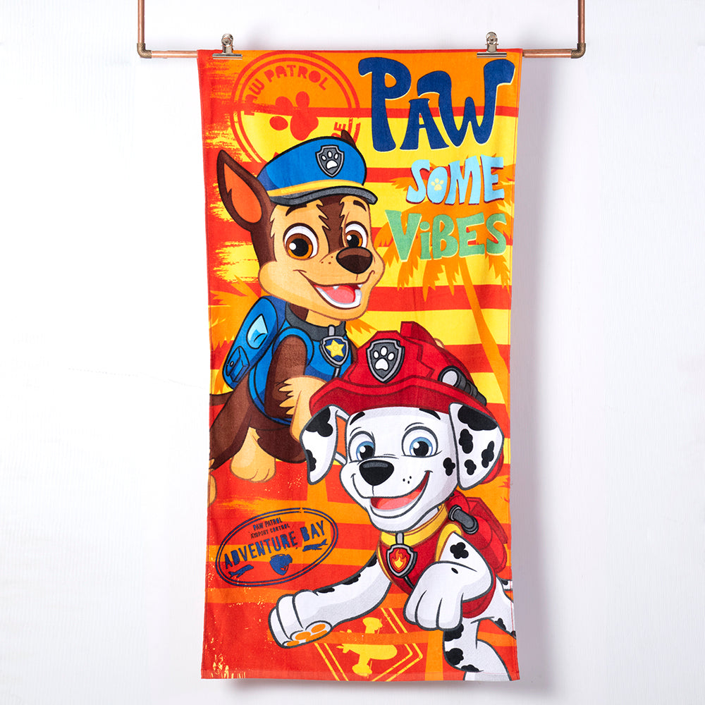 Toalla Playa Algodón 70x140 cms Paw Patrol Vibes