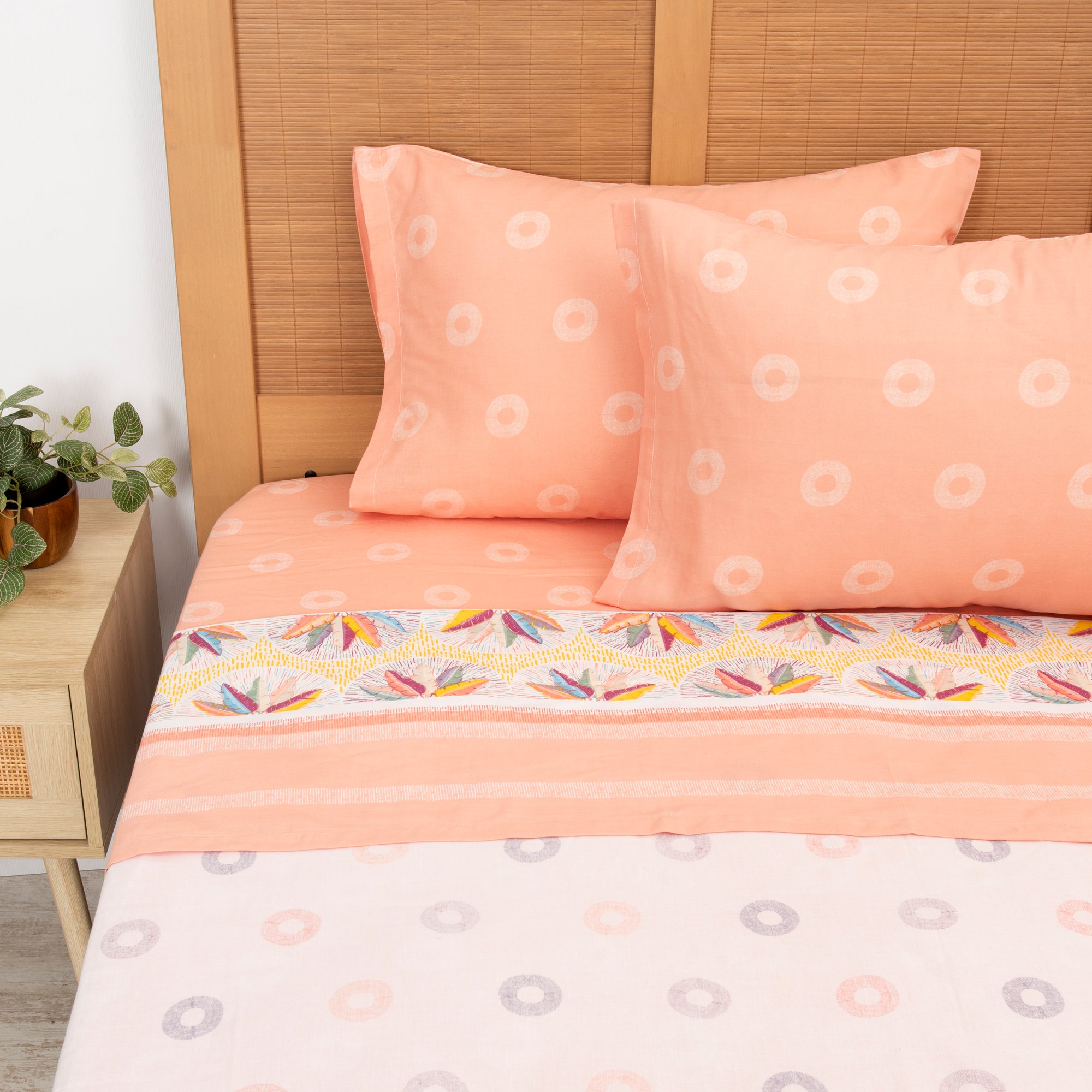 Mashini Sábanas 144 hilos 2 Plazas Cama alta calidad diseño exclusivo