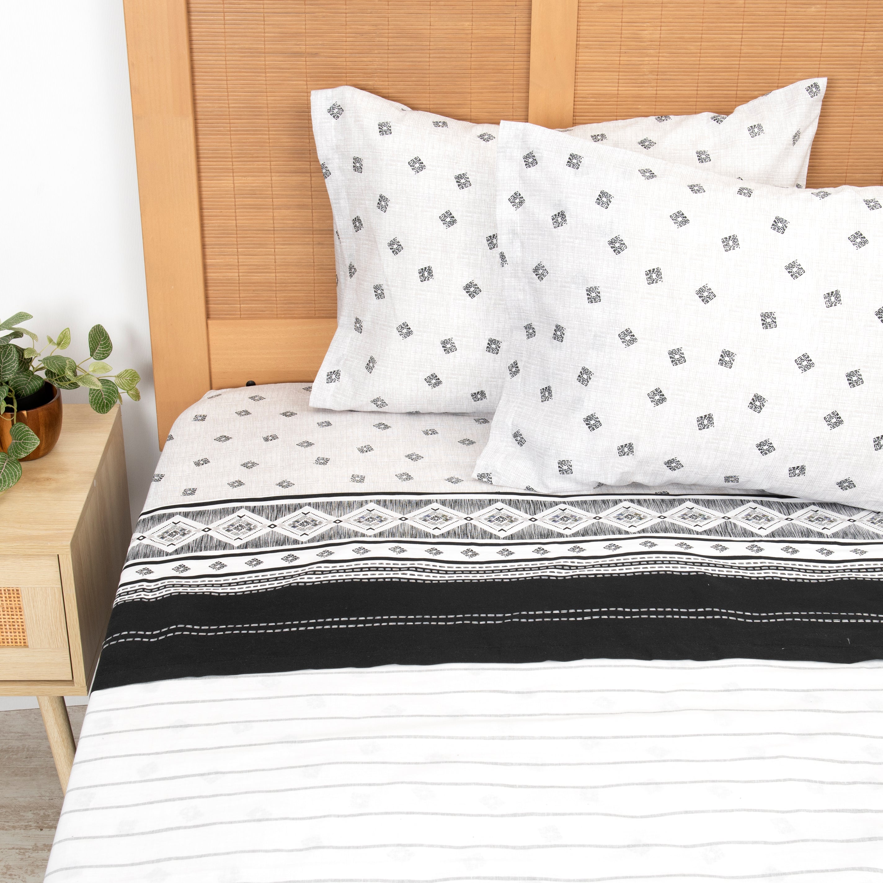 Mashini Sábanas 144 hilos 2 Plazas Cama alta calidad diseño exclusivo