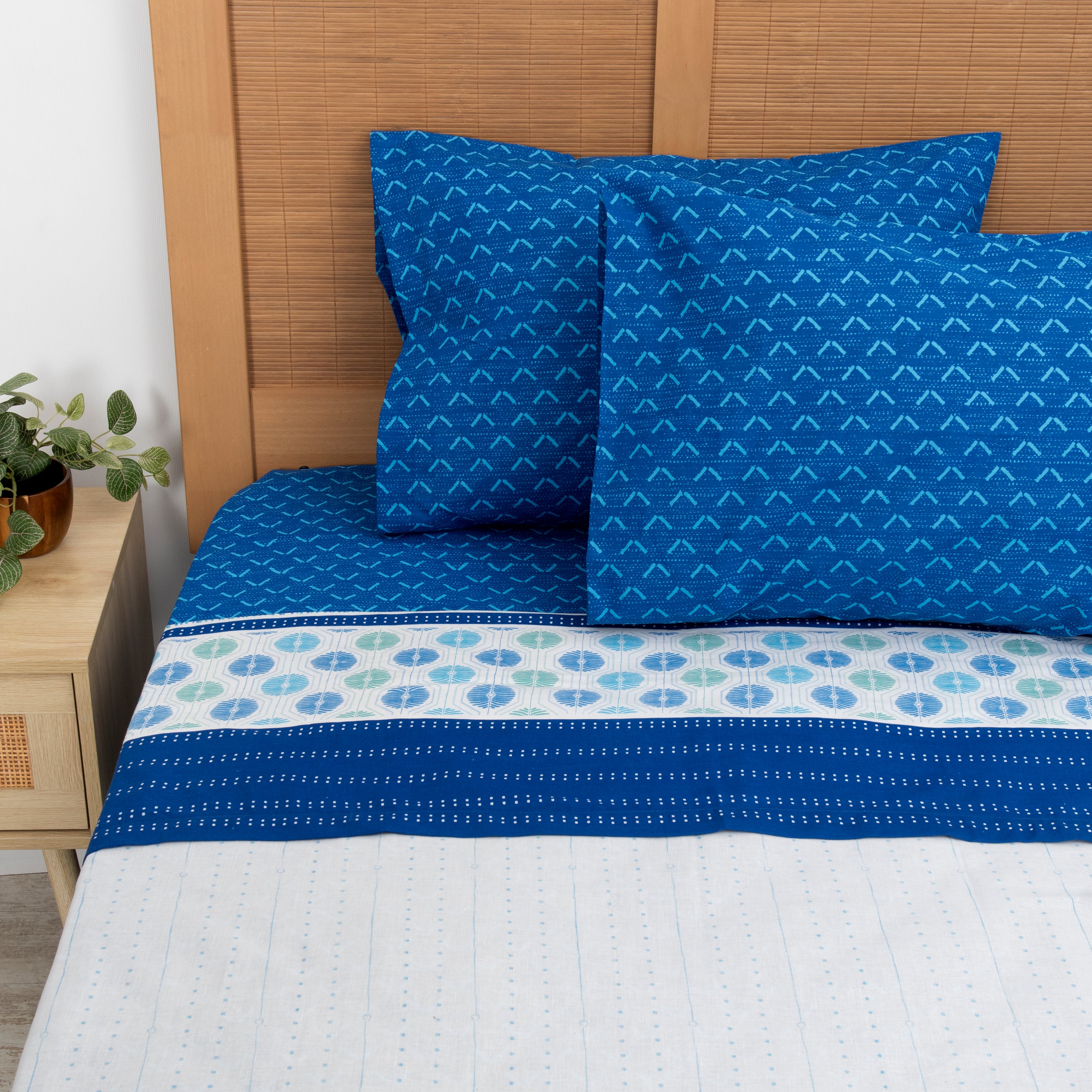 Mashini Sábanas 144 hilos 2 Plazas Cama alta calidad diseño exclusivo