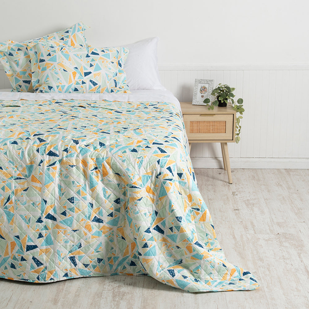 Mashini Quilts Quilt 2 Plazas Cama alta calidad diseño exclusivo