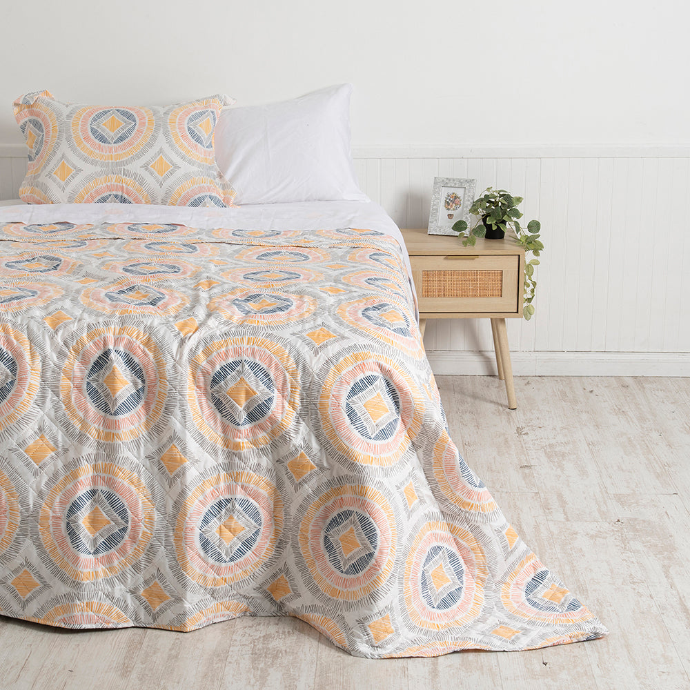 Mashini Quilts Quilt 1.5 Plazas Cama alta calidad diseño exclusivo