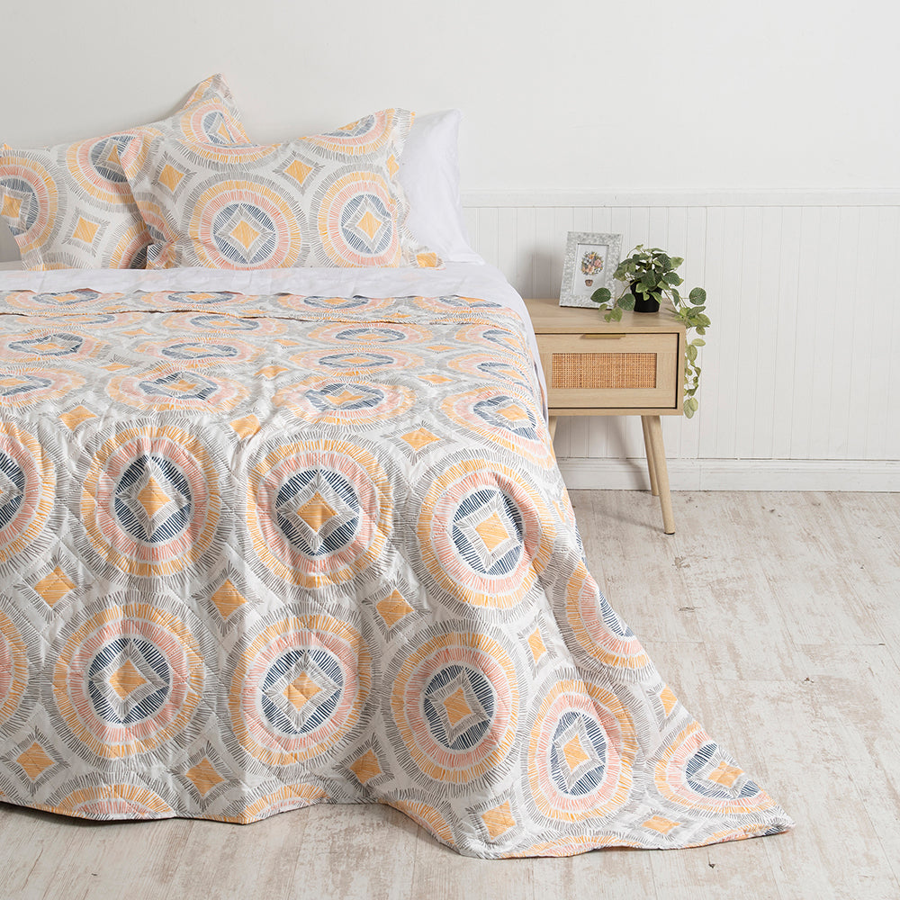 Mashini Quilts Quilt 2 Plazas Cama alta calidad diseño exclusivo