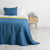 Quilt 1.5 Plazas Toledo Azul - Amarillo