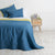 Quilt King Toledo Azul - Amarillo