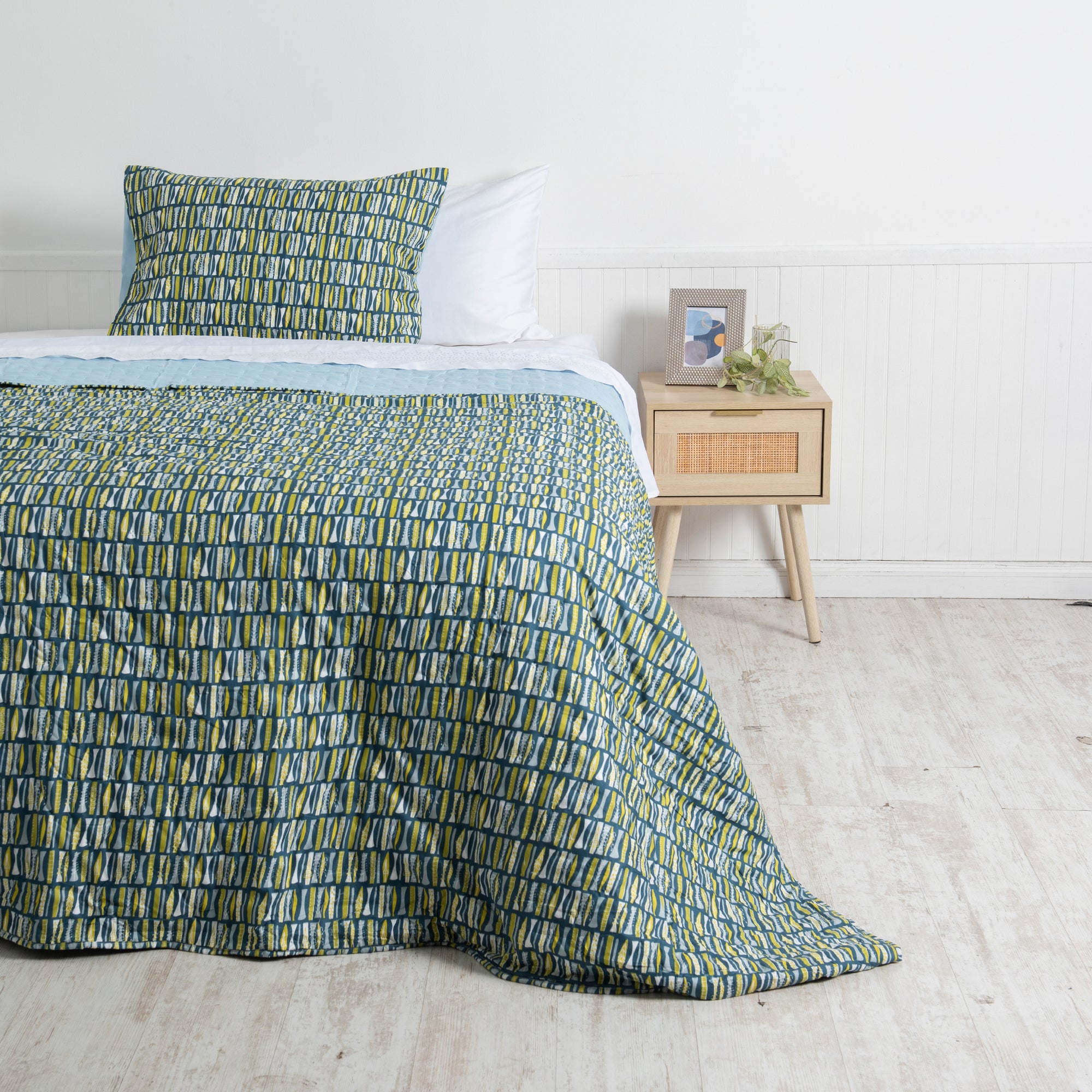 Quilt 1.5 Plazas Toledo Estampado Forest