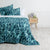 Quilt 2 Plazas Toledo Estampado Aqua