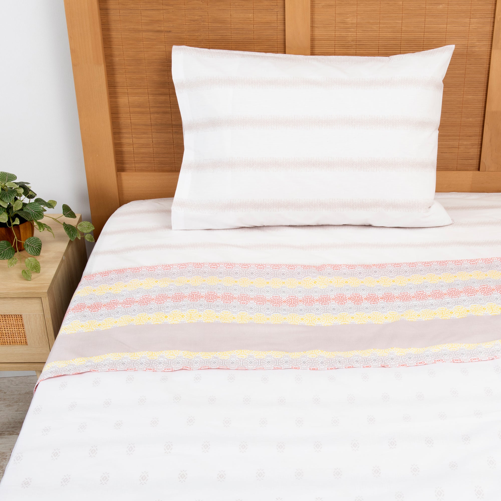 Mashini Sábanas 180 hilos 1.5 Plazas Cama alta calidad diseño exclusivo