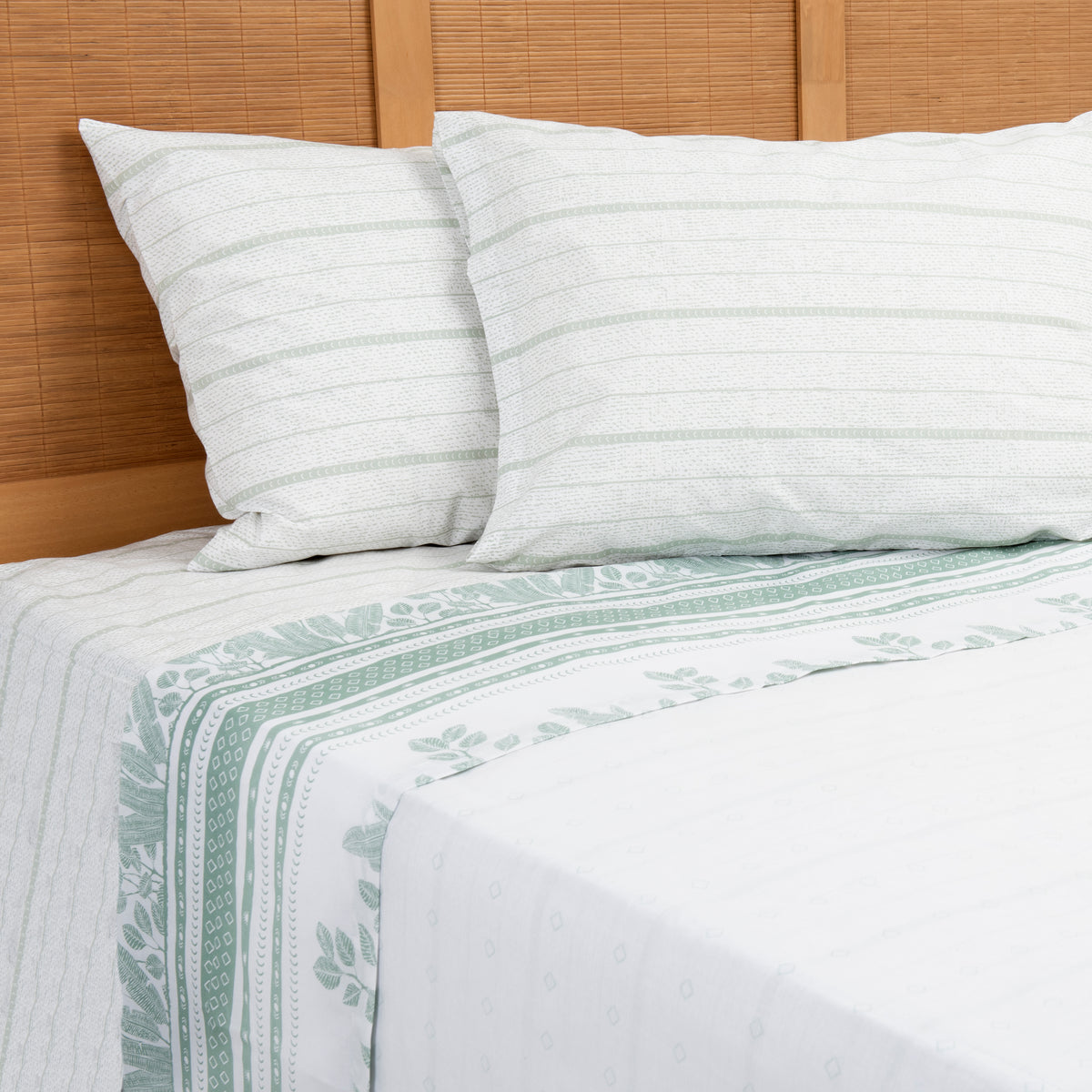 Sábana King 180 Hilos Estampado Selva