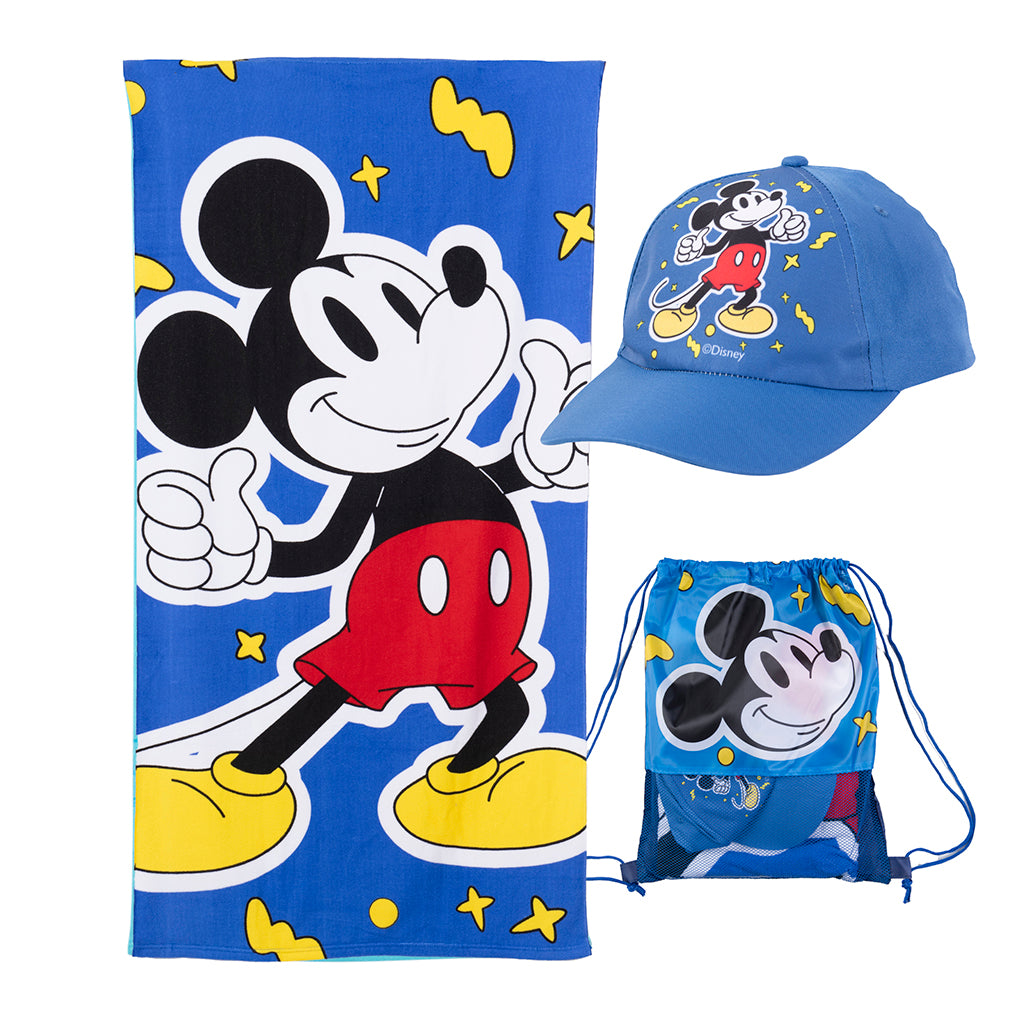 Set Toalla, Jockey y Bolso Mickey Happy