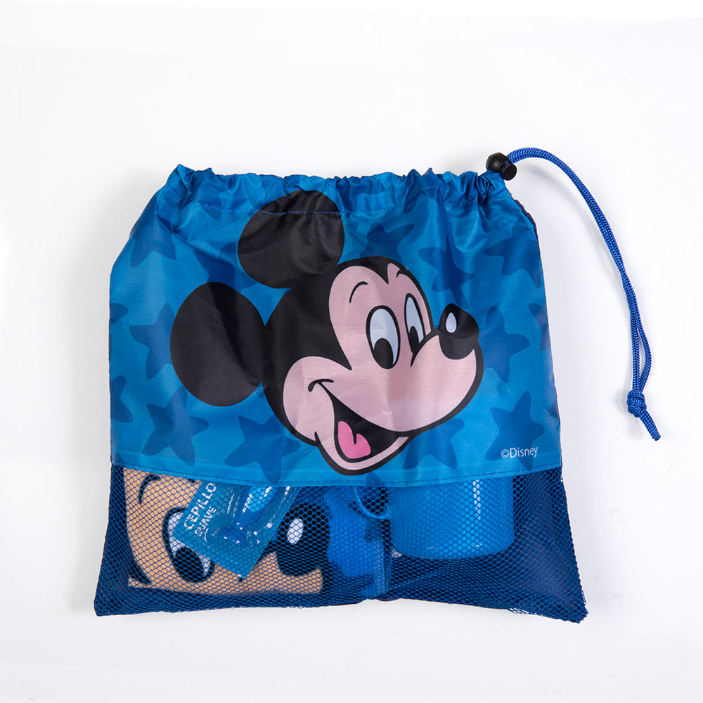 Set Toalla, Cepillo, Taza y Bolso Mickey Cara