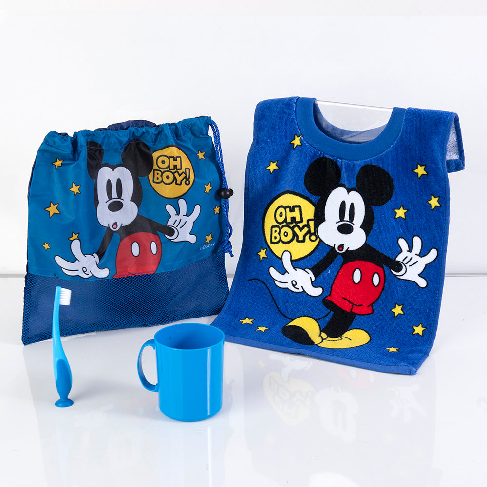 Set Toalla, Cepillo, Taza y Bolso Mickey Oh Boy