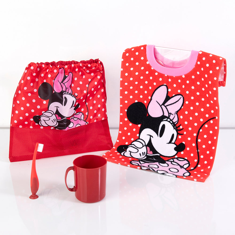 Set Toalla, Cepillo, Taza y Bolso Minnie Punt