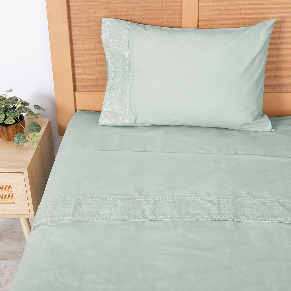 Mashini Sábanas 144 hilos 1.5 Plazas Cama alta calidad diseño exclusivo