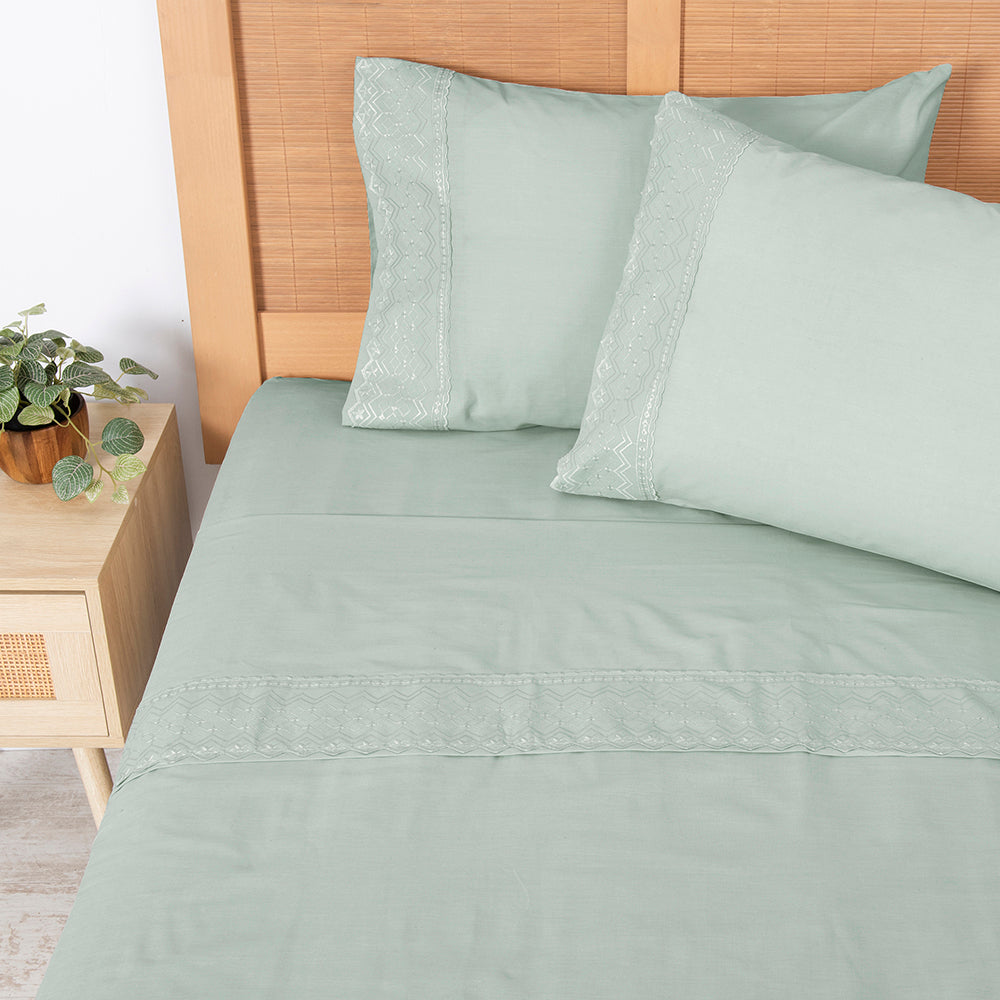 Mashini Sábanas 144 hilos 2 Plazas Cama alta calidad diseño exclusivo