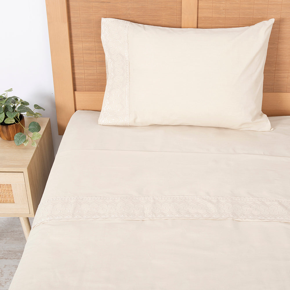 Mashini Sábanas 144 hilos 1.5 Plazas Cama alta calidad diseño exclusivo