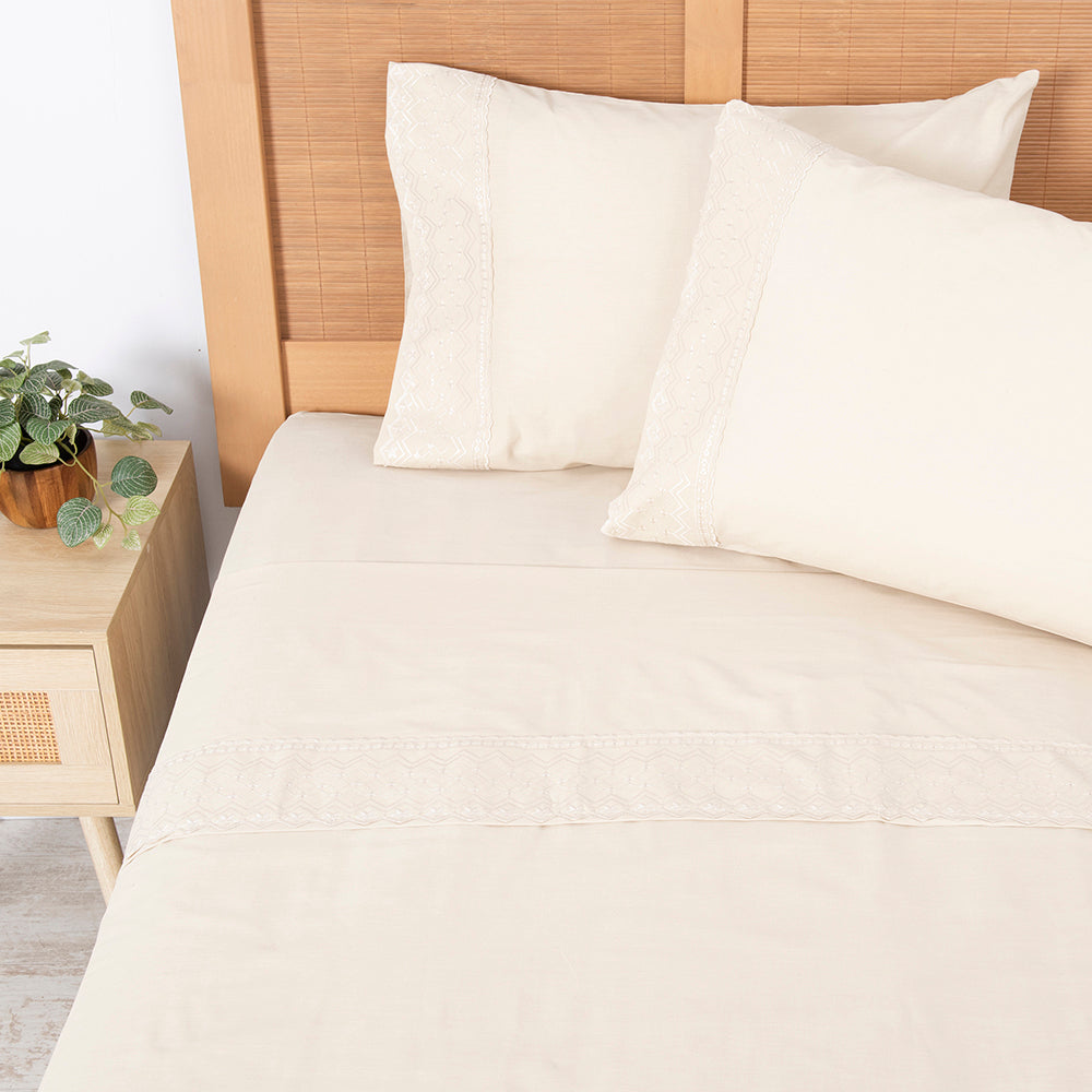 Mashini Sábanas 144 hilos 2 Plazas Cama alta calidad diseño exclusivo