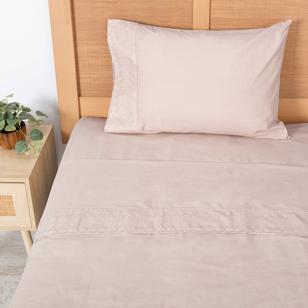 Mashini Sábanas 144 hilos 1.5 Plazas Cama alta calidad diseño exclusivo