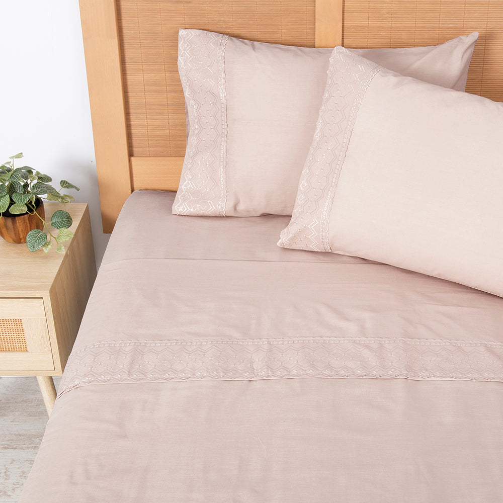 Mashini Sábanas 144 hilos 2 Plazas Cama alta calidad diseño exclusivo
