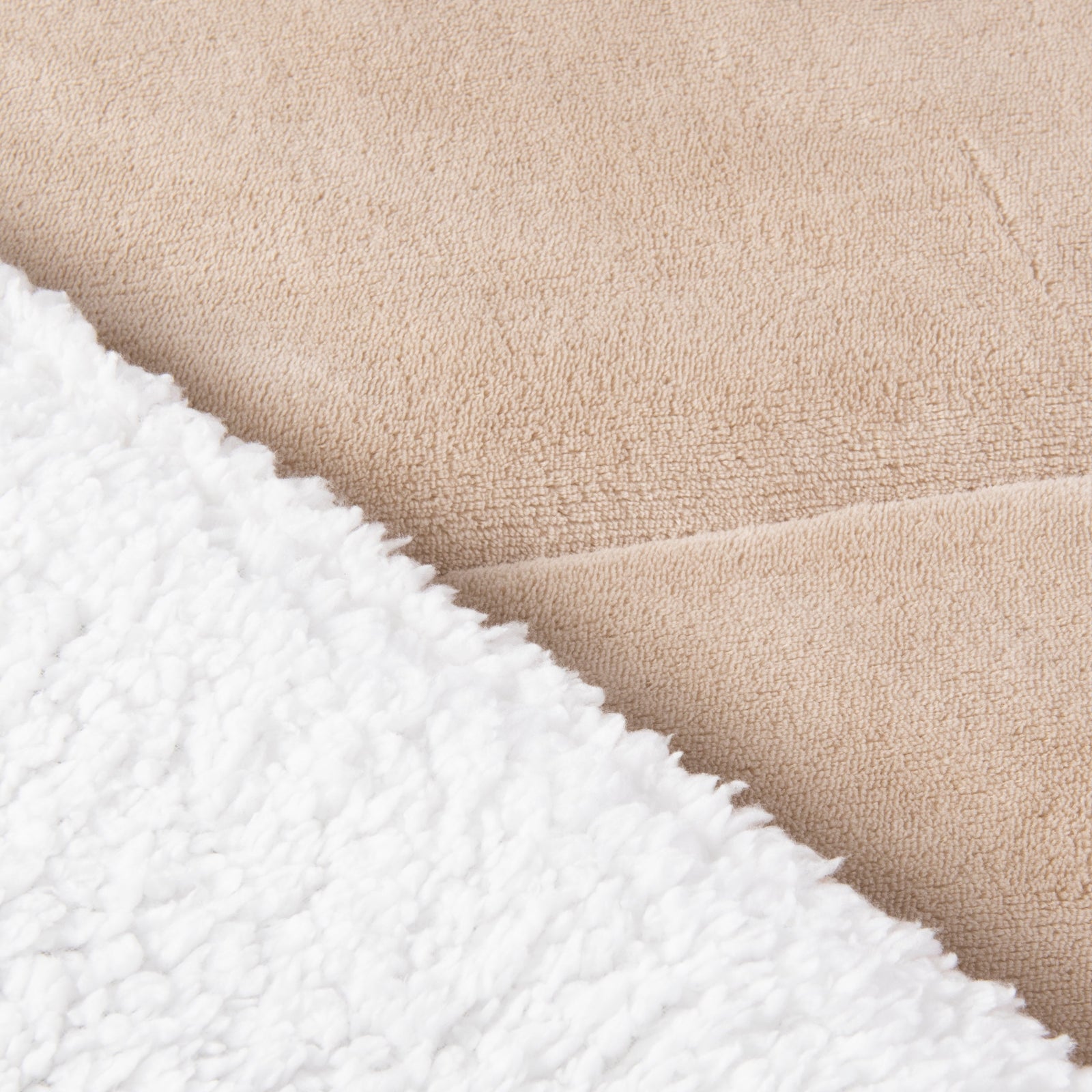 Plumón 2 Plazas Coral Sherpa Crudo