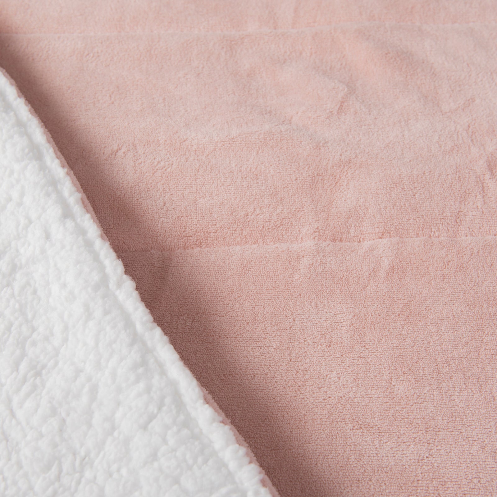 Plumón 2 Plazas Coral Sherpa Rosado