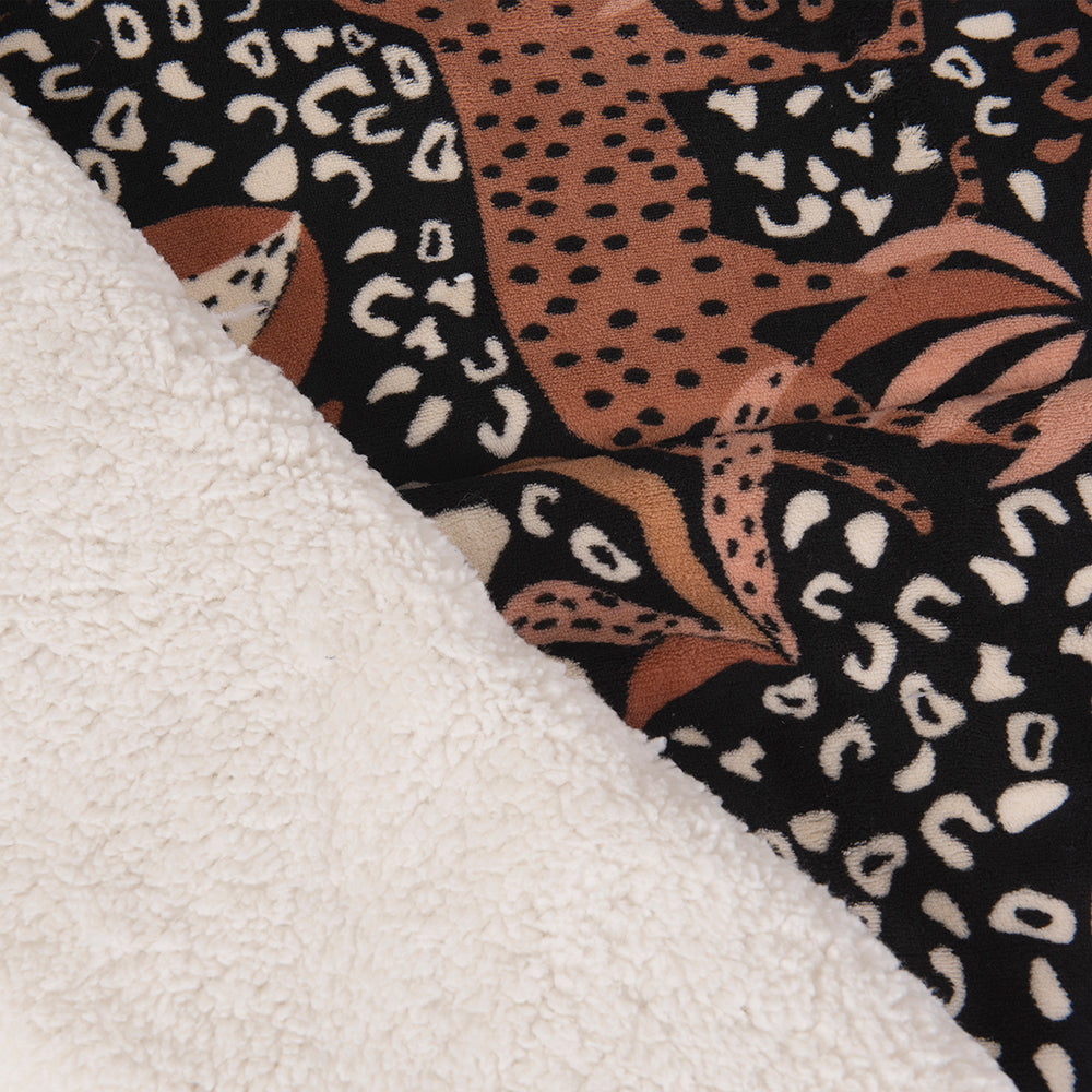 Plumón 2 Plazas Coral Print Sherpa Selva