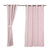 Set Cortinas Blackout Argolla Urbana Rosado