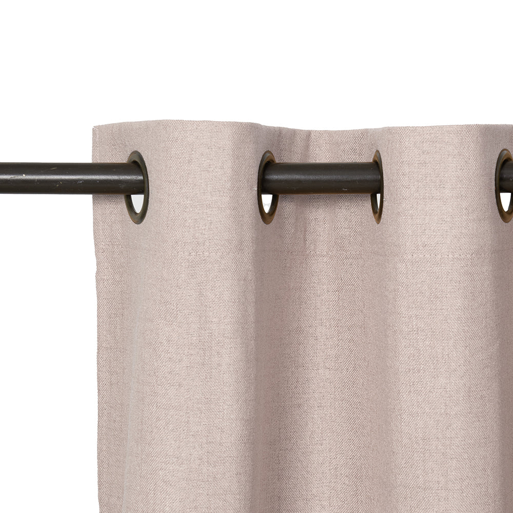 Set Cortinas Blackout Argolla Urbana Crudo