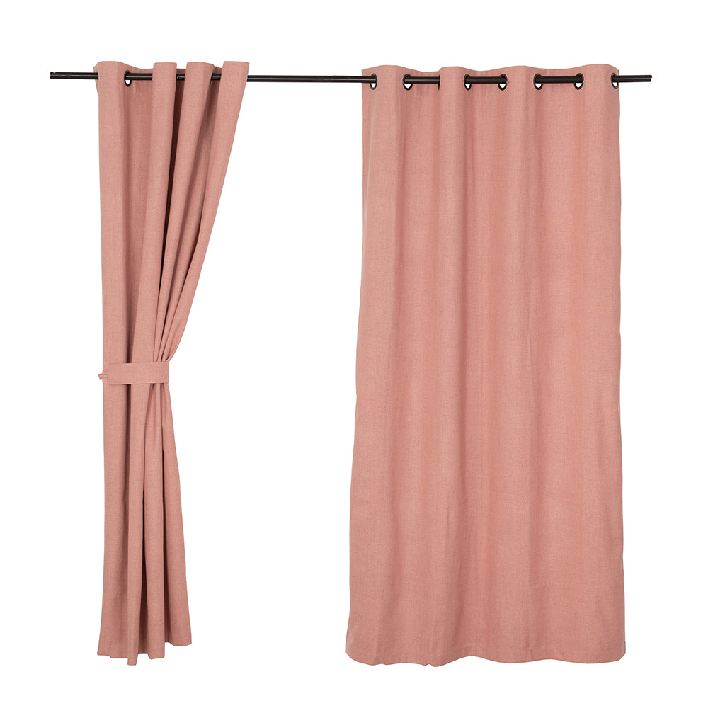 Set Cortinas Blackout Argolla Urbana Coral