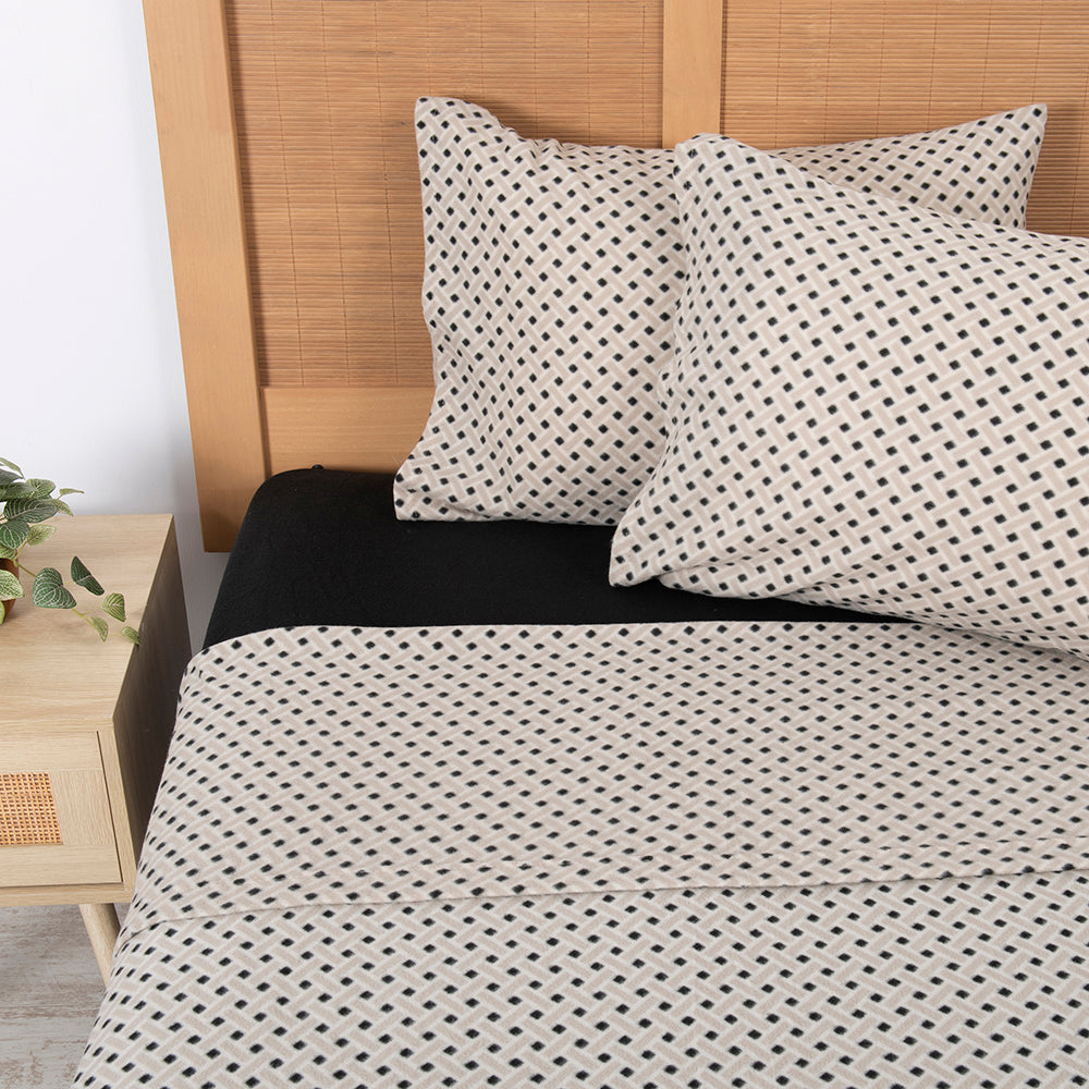 Mashini Sábanas polar Invierno 2 Plazas Cama alta calidad diseño exclusivo